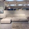 Grande Sofa Collection - Snowy Chenille Black Fabric Sofas for Large Flats, Available in Multiple Sizes