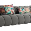BX2203 (13) Luxurious Red Modular Sofa Set for Contemporary Living Spaces