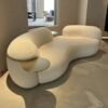 Italian Tateyama Sofa Sectional Love Seat Sofa Luxury Modern Designer Curve Shape Living Room Furniture
