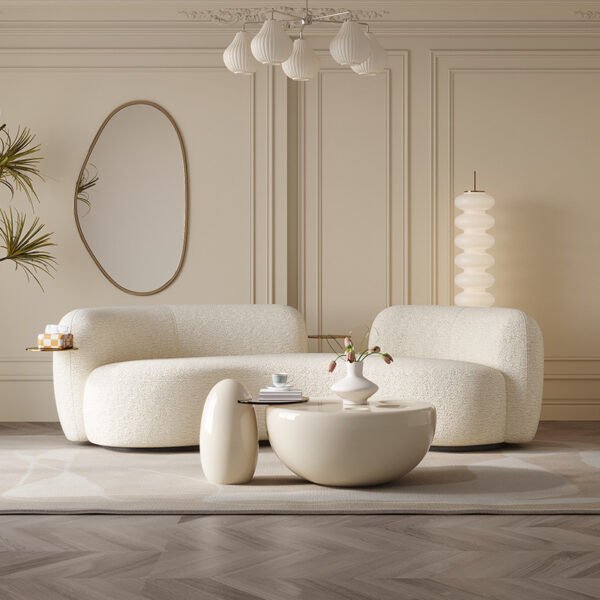 Italian Tateyama Sofa Sectional Love Seat Sofa Luxury Modern Designer Curve Shape Living Room Furniture