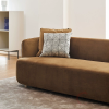 Modern Scandinavian Style Velvet Sofa, Available in 2.2M, 2.4M, and 2.6M Lengths
