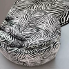 3.4M Extra-Long Modern Sectional Sofa with Zebra Pattern, Comfortable Upholstered Couch for Spacious Living Room