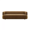 Modern Scandinavian Style Velvet Sofa, Available in 2.2M, 2.4M, and 2.6M Lengths