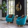 Luxury Swivel Accent Chair 78×82×85 cm – Velvet, Rotating Base, 3 Colors