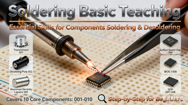 17焊接课程目录.png Soldering Basic Teaching:10 Lessons
